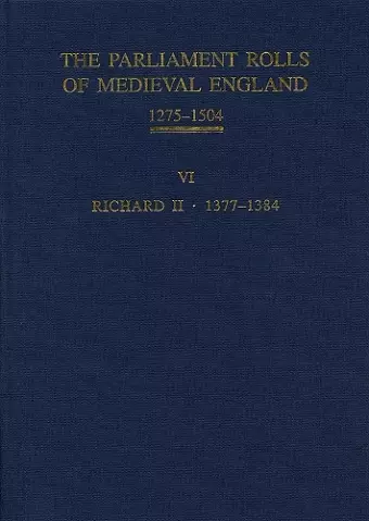 The Parliament Rolls of Medieval England, 1275-1504 cover