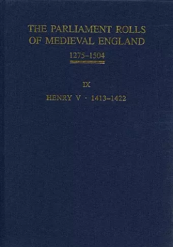 The Parliament Rolls of Medieval England, 1275-1504 cover