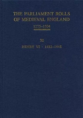 The Parliament Rolls of Medieval England, 1275-1504 cover