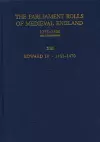 The Parliament Rolls of Medieval England, 1275-1504 cover