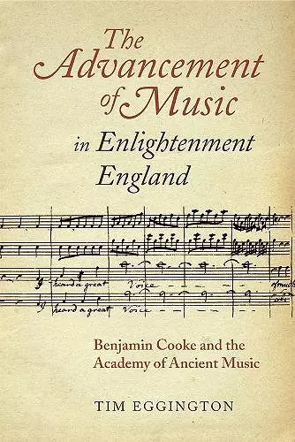 The Advancement of Music in Enlightenment England cover
