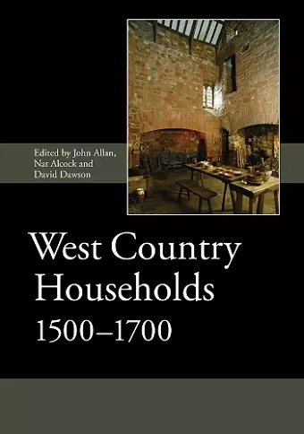 West Country Households, 1500-1700 cover