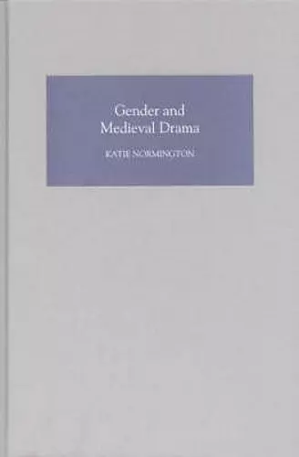 Gender and Medieval Drama cover