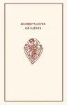 Aelfric's Lives of Saints, volume one, parts 1 and 2 cover