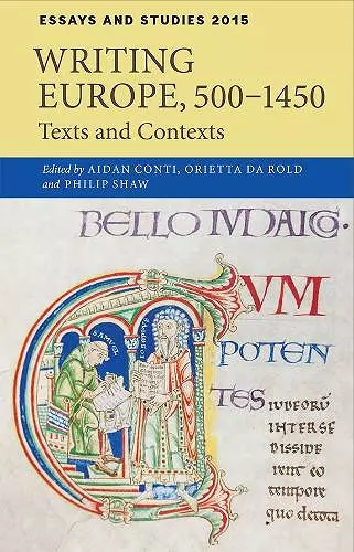 Writing Europe, 500-1450 cover