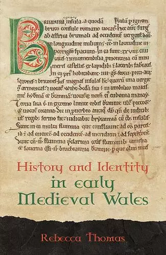 History and Identity in Early Medieval Wales cover