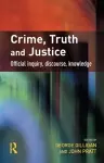 Crime, Truth and Justice cover