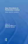 New Directions in Restorative Justice cover