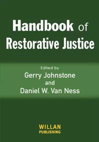 Handbook of Restorative Justice cover