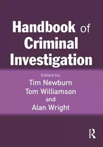 Handbook of Criminal Investigation cover