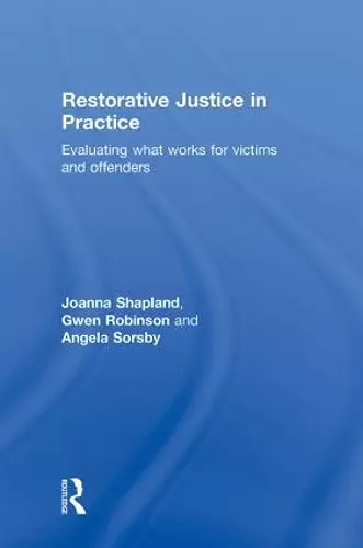 Restorative Justice in Practice cover