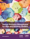 Human Resource Management for MBA and Business Masters cover