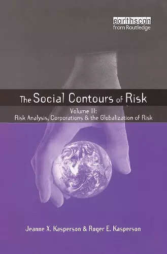 Social Contours of Risk cover