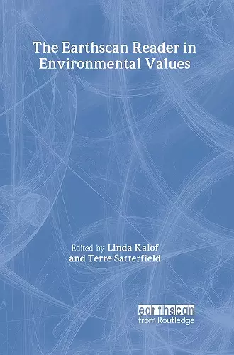 The Earthscan Reader in Environmental Values cover