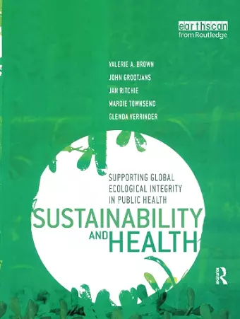 Sustainability and Health cover