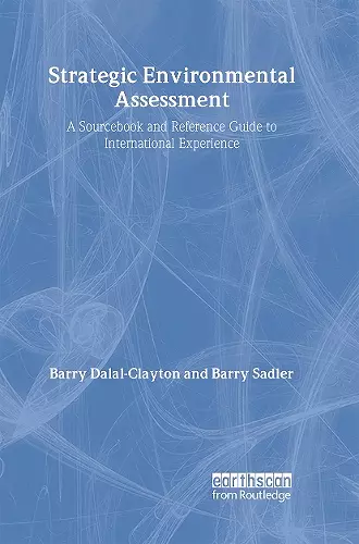 Strategic Environmental Assessment cover