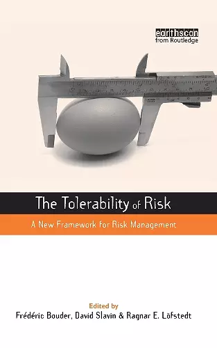 The Tolerability of Risk cover