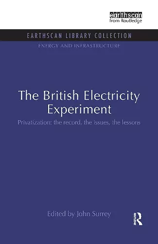 The British Electricity Experiment cover