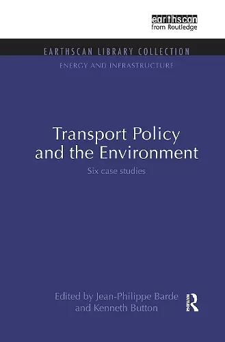 Transport Policy and the Environment cover