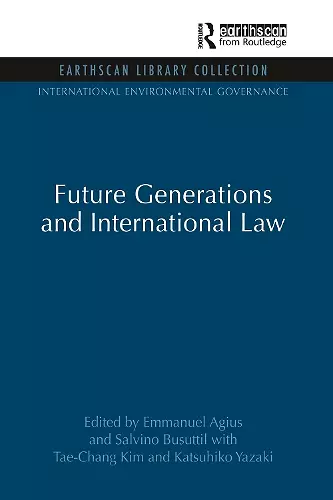 Future Generations and International Law cover