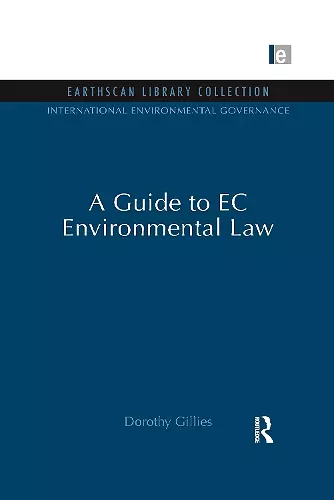 A Guide to EC Environmental Law cover