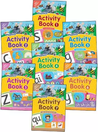 Jolly Phonics Activity Books 1-7 cover