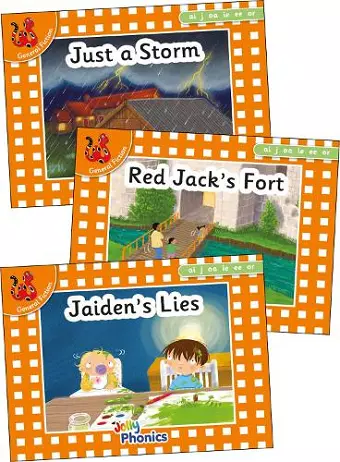 Jolly Phonics Orange Level Readers Set 4 cover