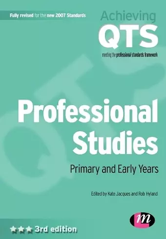 Professional Studies: Primary and Early Years cover