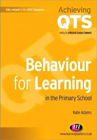 Behaviour for Learning in the Primary School cover