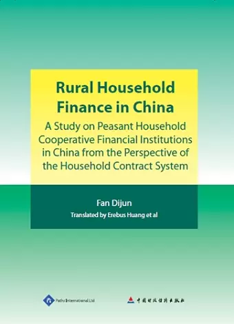 Rural Household Finance in China cover