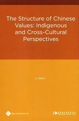 The Structure of Chinese Values cover