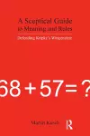 A Sceptical Guide to Meaning and Rules cover