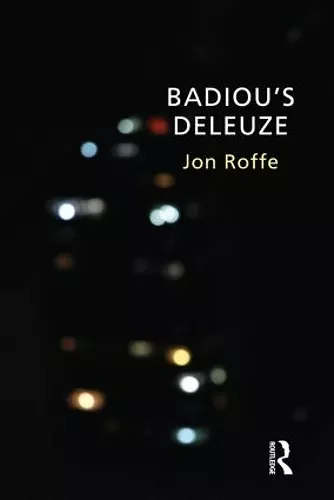 Badiou's Deleuze cover