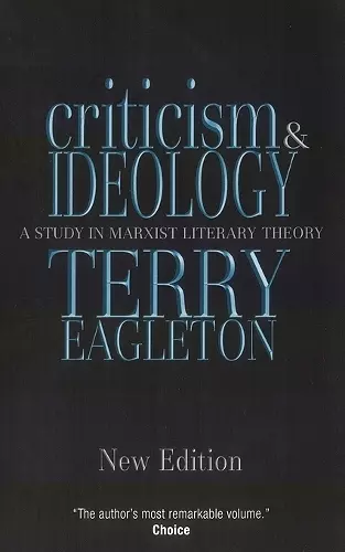 Criticism and Ideology cover