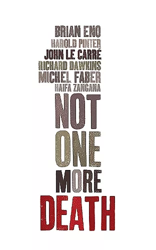 Not One More Death cover
