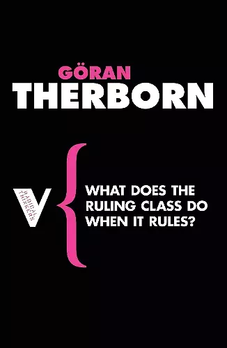 What Does the Ruling Class Do When It Rules? cover