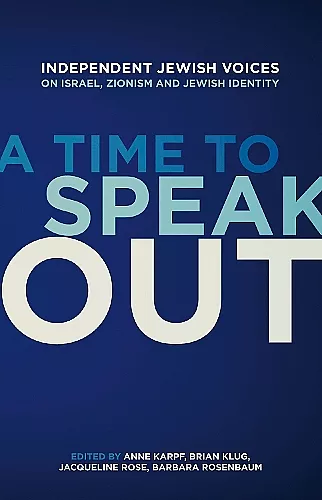 A Time to Speak Out cover