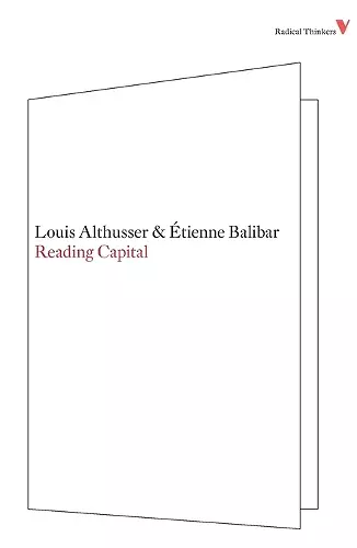 Reading Capital cover