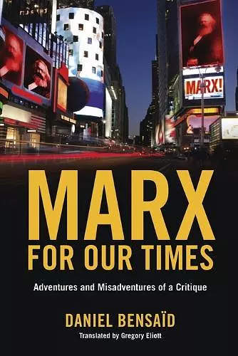 Marx for Our Times cover