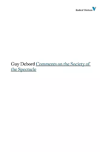 Comments on the Society of the Spectacle cover