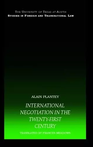 International Negotiation in the Twenty-First Century cover