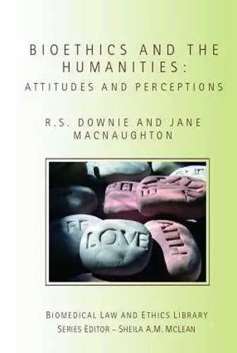 Bioethics and the Humanities cover