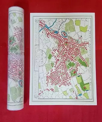 Birmingham 1731 - Old Map Supplied in a Clear Two Part Screw Presentation Tube - Print Size 45cm x 32cm cover