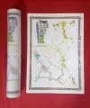 Mere Green To Little Sutton 1887 - Old Map Supplied Rolled in a Clear Two Part Screw Presentation Tube - Print Size 45cm x 32cm cover