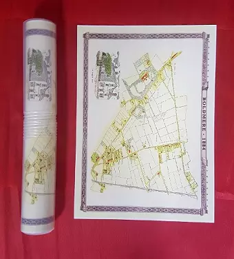 Boldmere 1884 - Old Map Supplied Rolled in a Clear Two Part Screw Presentation Tube - Print Size 45cm x 32cm cover