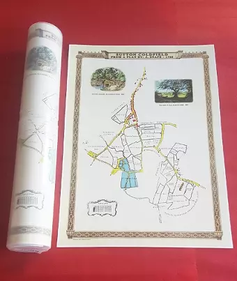 Sutton Coldfield 1765 - Old Map Supplied Rolled in a Clear Two Part Screw Presentation Tube - Print size 45cm x 32cm cover