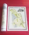 Four Oaks 1887 - Old Map Supplied Rolled in a Clear Two Part Screw Presentation Tube - Print size 45cm x 32cm cover