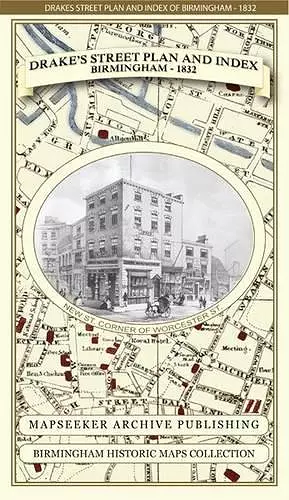 James Drake's Street Plan and Index of Birmingham 1832 cover