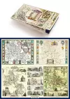 A Oxfordshire 1611 – 1836 – Fold Up Map that features a collection of Four Historic Maps, John Speed’s County Map 1611, Johan Blaeu’s County Map of 1648, Thomas Moules County Map of 1836 and a Plan of Oxford 1836 by Thomas Moule. The maps also feature... cover