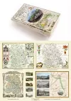 A Shropshire 1611 – 1836 – Fold Up Map that features a collection of Four Historic Maps, John Speed’s County Map 1611, Johan Blaeu’s County Map of 1648, Thomas Moules County Map of 1836 and a Map of the Severn Valley Railway in 1887.The maps also featu... cover